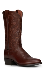 Dan Post Men's Dark Brown Marble Corona Western Boots