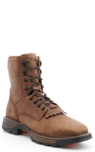 mens square toe lace up work boots