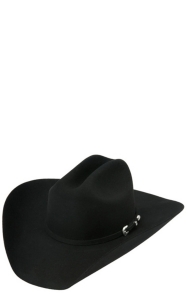 Cavender's 4X Rodeo Collection Cattleman Black Felt Cowboy Hat