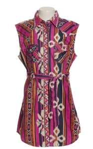 girls pink shirt dress