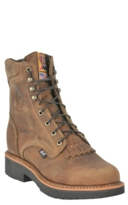 justin lace work boots
