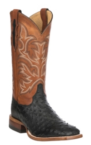 justin exotic square toe boots