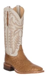 justin square toe ostrich boots