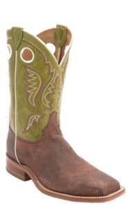 green justin boots