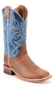 blue square toe boots