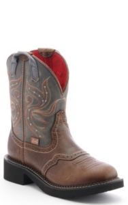 womens round toe justin boots