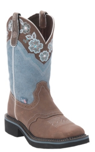 justin gypsy boots square toe