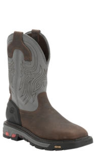 justin vibram steel toe boots