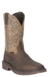 justin steel toe cowboy boots