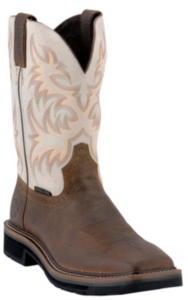 justin ladies steel toe boots