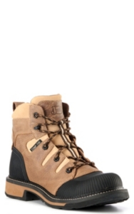 justin lace up composite toe work boots