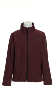 ariat women's maroon softshell team cavender's exclusive jacket