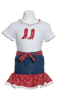 western outfit for girl kid