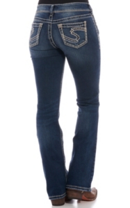 medium wash flare jeans