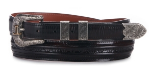 black cherry western belt
