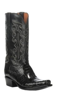 mens black snip toe cowboy boots