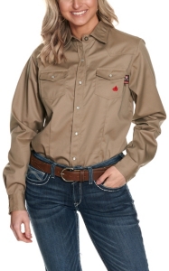 women's country work shirts