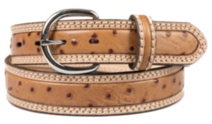 tony lama men's ostrich belts