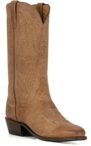 Lucchese 1883 Men's Tan Mad Dog R-Toe Western Boots