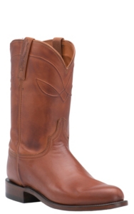 Lucchese 1883 Men's Cognac Burnished Ranch Hand Roper Boot