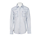 Wrangler 20X Comfort Men's White Print L/S Western Snap Shirt | Cavender's