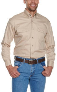 wrangler tan shirt