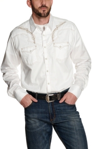wrangler embroidered western shirt