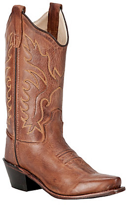 Schoenen Meisjesschoenen Laarzen Animal print girls cowboy boots Size 3 Girls Western Boots New Old West Authentic Girls Leather English Riding Cowboy Boots 