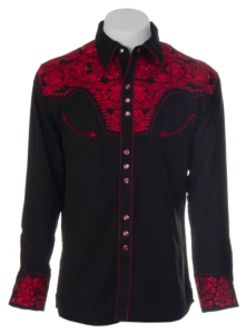 Scully Western Mens Shirt P634CRI | Cavender's