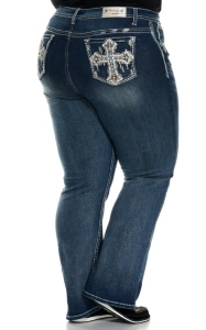 plus size western bootcut jeans