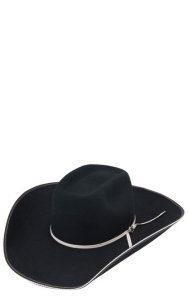 Resistol 4X Snake Eyes Black Brick Felt Cowboy Hat | Cavender's