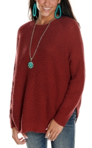 maroon sweater women's