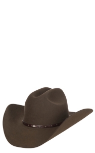 brown felt cowboy hat