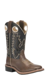 Cowboy Boots SMOKY MOUNTAIN 1162 Children's Brown & Black Light Up Assort sizes 