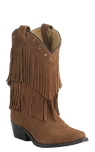 fringe western boots