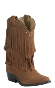 fringe cowgirl boots