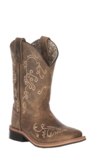 girls leather western boots