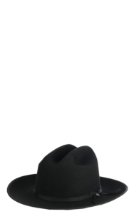 black open road hat