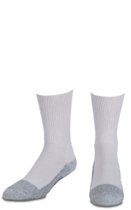 justin boot socks over calf