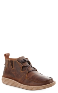 Brown Lace Up Moc Toe Casual Shoe 