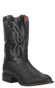 black bullhide cowboy boots