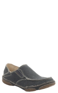 tony lama canvas slip on