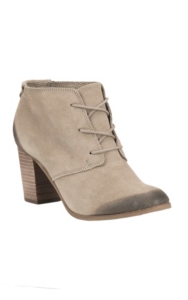 toms reese bootie taupe grey suede