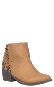very volatile leopard booties