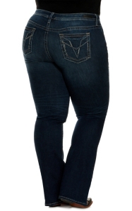 plus size western jeans