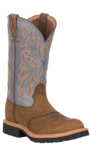 round toe western work boots