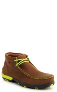twisted x men's steel toe driving mocs
